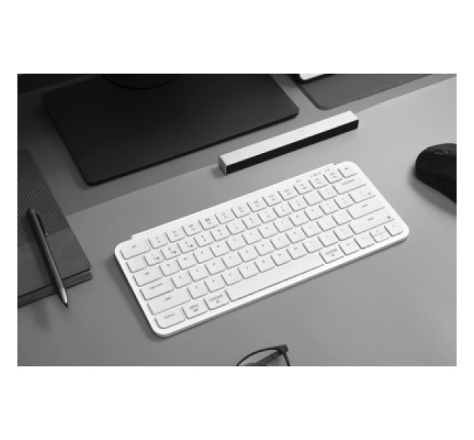 Keychron Клавіатура Keychron B1 Pro Wireless/Bluetooth/USB UA Ivory White (B1P-K8-UA)