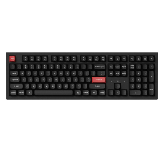 Keychron Клавіатура Keychron K10 PRO K pro Banana QMK Wireless/Bluetooth/USB-A UA Black (K10P-B4-UA)