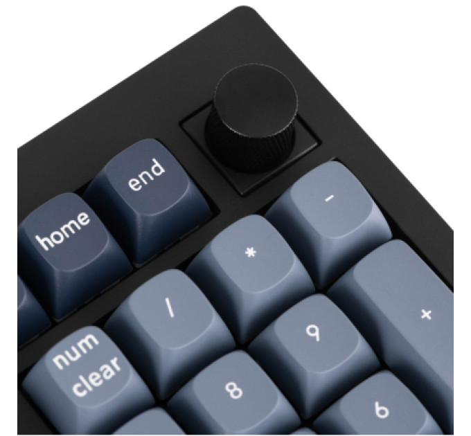 Keychron Клавіатура Keychron V5 Max Gateron Jupiter Banana Knob Hot-Swap QMK Wireless/Bluetooth/USB-А UA Black (V5M-D4-UA)