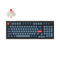 Клавіатура Keychron V5 Max Gateron Jupiter Banana Knob Hot-Swap QMK Wireless/Bluetooth/USB-А UA Black (V5M-D4-UA)