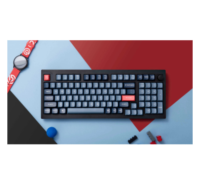 Keychron Клавіатура Keychron V5 Max Gateron Jupiter Banana Knob Hot-Swap QMK Wireless/Bluetooth/USB-А UA Black (V5M-D4-UA)