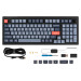 Keychron Клавіатура Keychron V5 Max Gateron Jupiter Banana Knob Hot-Swap QMK Wireless/Bluetooth/USB-А UA Black (V5M-D4-UA)