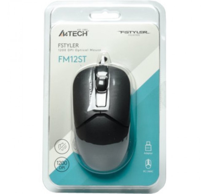 Мишка A4Tech FM12ST USB Black (4711421990271)