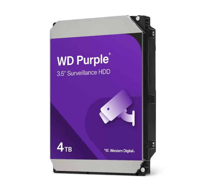 WD Накопичувач HDD SATA 4.0TB WD Purple 5400rpm 128MB (WD44PURZ)