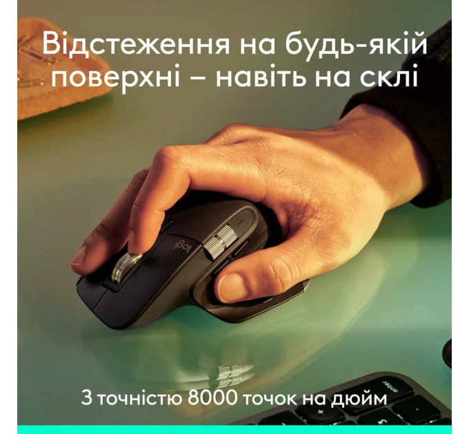 Logitech Миша Bluetooth Logitech MX Master 3S Performance BE Graphite (910-007501)