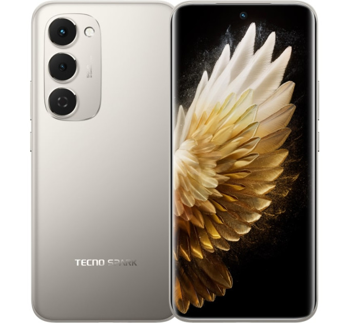 Tecno Смартфон Tecno Spark 40 Pro+ (KM7) 8/256GB Moon Titanium (4894947096358)