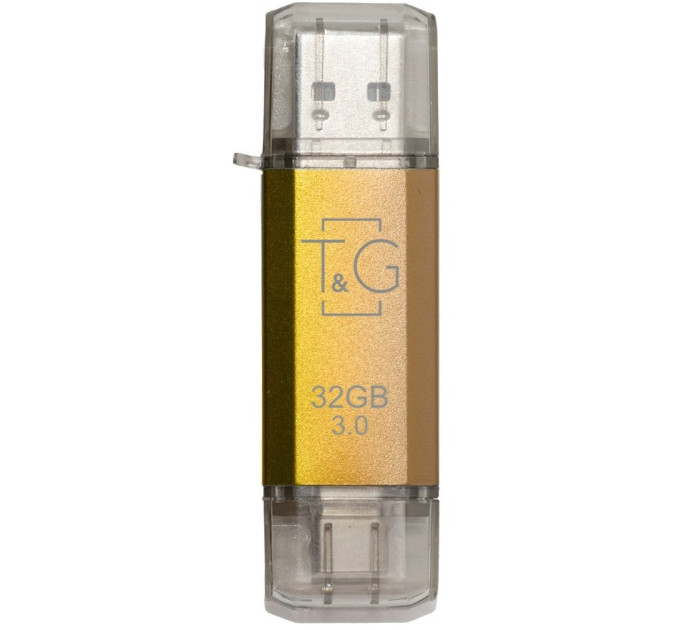 T&G Флеш-накопичувач USB 3.0 16GB Type-C T&G 009 Star Series Gold (TG009TC-16GGD3)