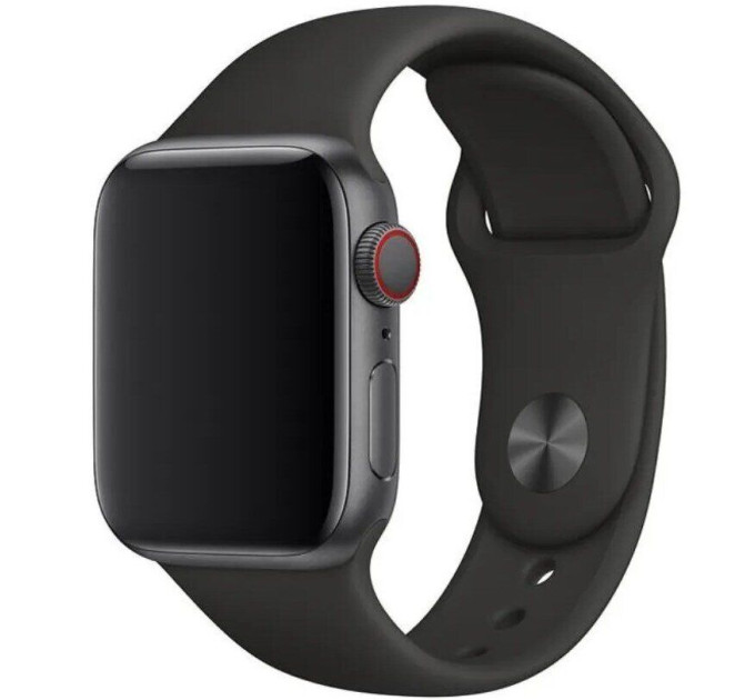 Apple Ремінець Apple Sport Band для Apple Watch 40mm Black (MTP62)