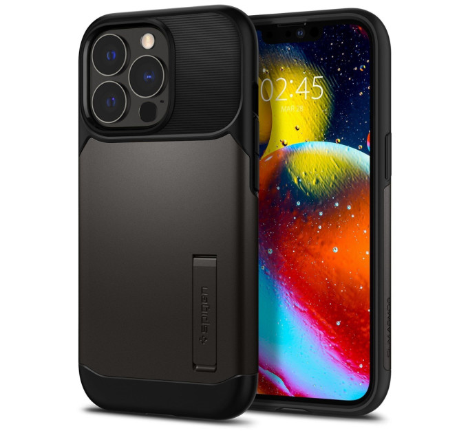 Spigen Чохол-накладка Spigen Slim Armor для Apple iPhone 13 Pro Gunmetal (ACS03303)