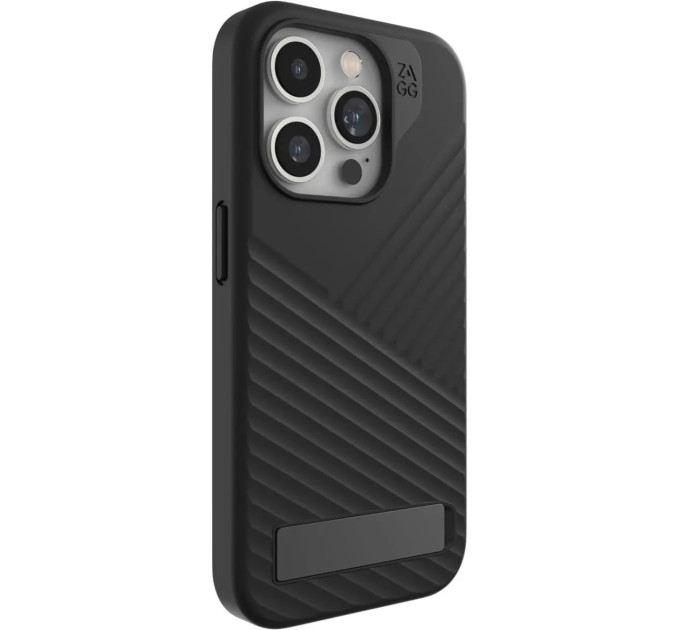 Zagg Чохол-накладка Zagg Gear4 Denali Snap with MagSafe w/ Kickstand для Apple iPhone 15 Pro Black (702312348 / 702312718)