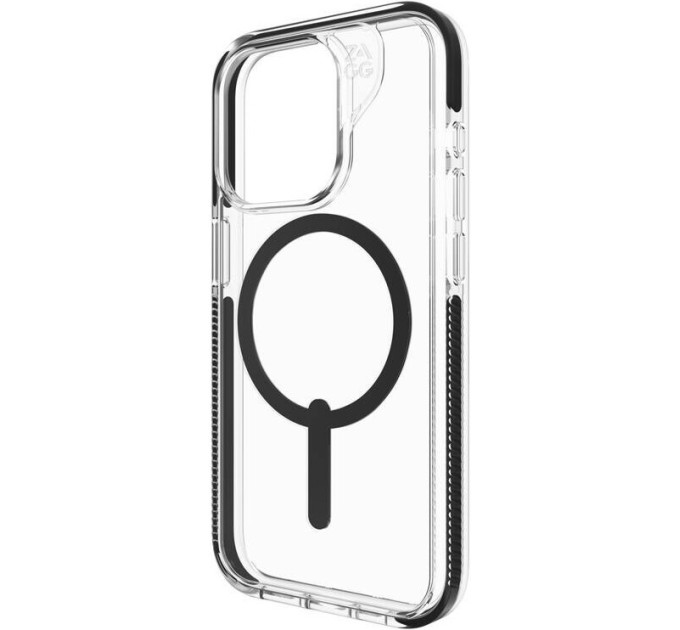 Zagg Чохол-накладка Zagg Gear4 Piccadilly Snap with Magsafe для Apple iPhone 15 Pro Black (702312338)