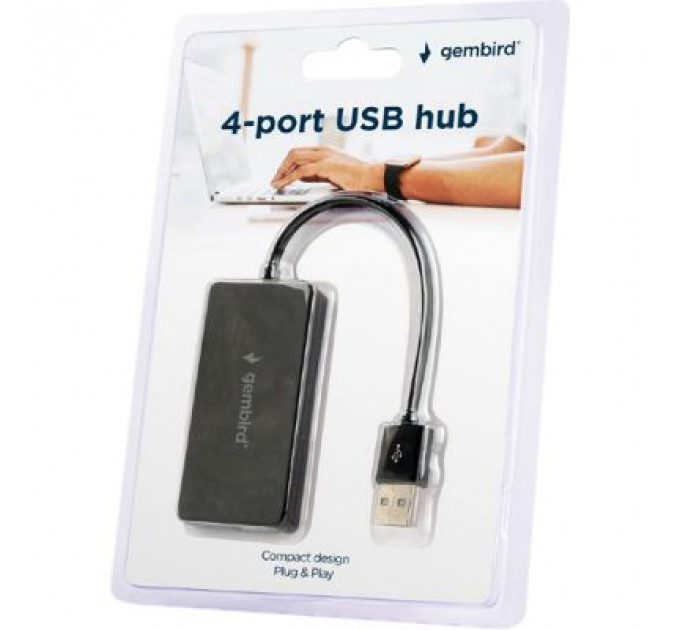 Концентратор Gembird USB 2.0 х 4 (UHB-U2P4-04)