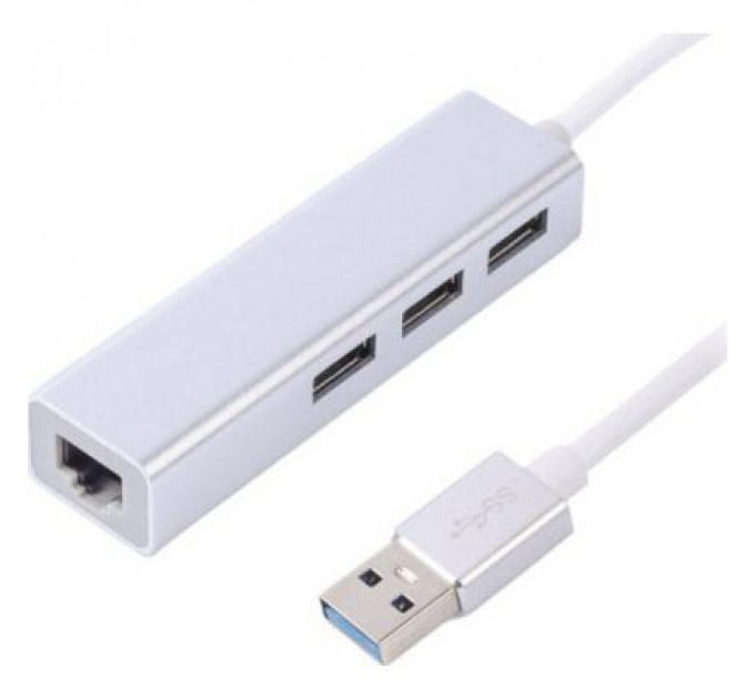 Концентратор Maxxter USB to Gigabit Ethernet, 3 Ports USB 3.0 (NEAH-3P-01)