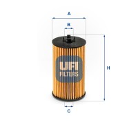 Фільтр масляний UFI 25.225.00