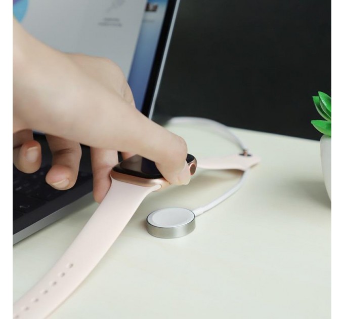 Бездротовий зарядний пристрій Hoco CW16 White (CW16W)