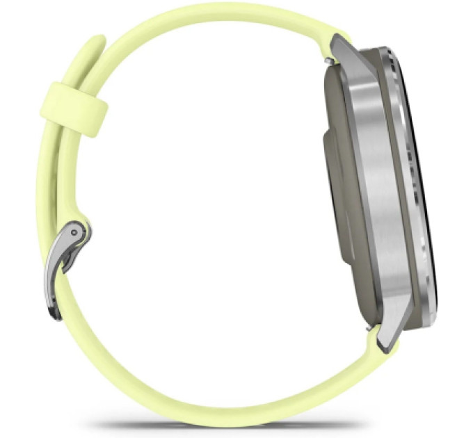 Garmin Смарт-годинник Garmin Venu 4 (45mm), Gray w/ Silver + Citron, GPS смарт-годинник (010-03014-02)