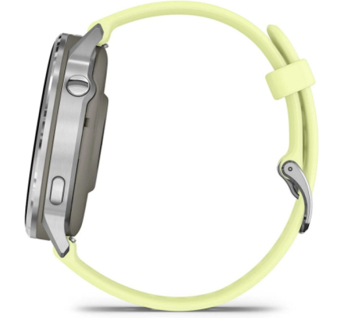 Garmin Смарт-годинник Garmin Venu 4 (45mm), Gray w/ Silver + Citron, GPS смарт-годинник (010-03014-02)