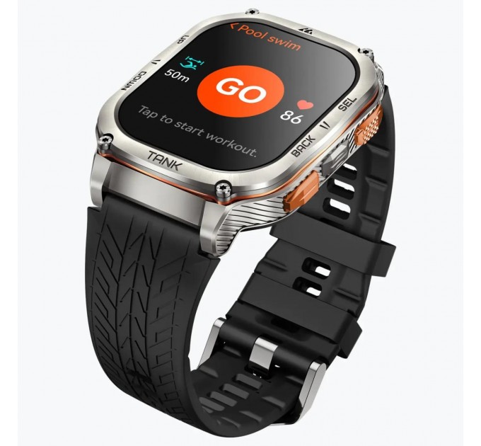 Розумний годинник M3 ULTRA TANK M3 ULTRA SIL KOSPET