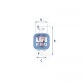 Фільтр паливний UFI 31.027.00