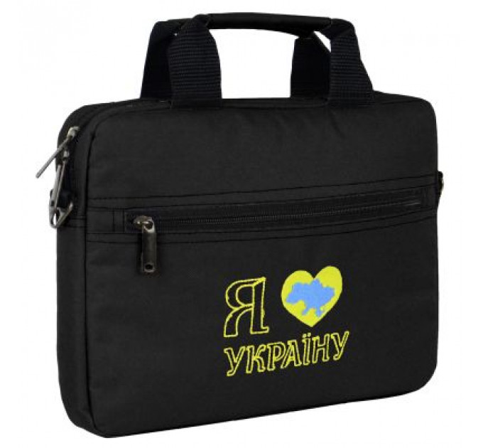 Сумка для ноутбука Porto 12'' PN12 LoveUkraine Black (PN12BK_LoveUkr)