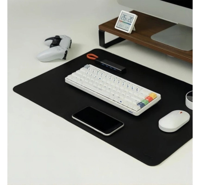 Xiaomi Килимок для мишки Xiaomi MiiiW Leather Cork M Black (MWMLV01-PMP01-M)