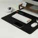 Xiaomi Килимок для мишки Xiaomi MiiiW Leather Cork M Black (MWMLV01-PMP01-M)