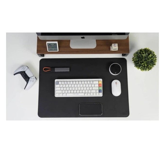 Xiaomi Килимок для мишки Xiaomi MiiiW Leather Cork M Black (MWMLV01-PMP01-M)
