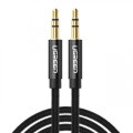 Ugreen Кабель мультимедійний 3.5mm M to 3.5mm M 1.0m AV112 (Black) Ugreen (50361)