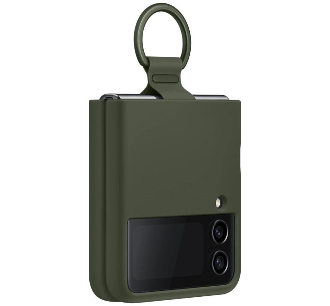 Samsung Чохол-накладка Samsung Silicone Cover with Ring для Samsung Galaxy Flip 4 SM-F721 Khaki (EF-PF721TGEGUA)