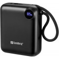 Sandberg Батарея універсальна Sandberg 10000mAh PD/3.1/20W, QC/3.0, USB-C In/Out, with 2 cables USB-C (421-26)
