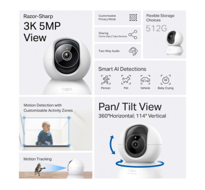 Камера відеоспостереження TP-Link TAPO-C230