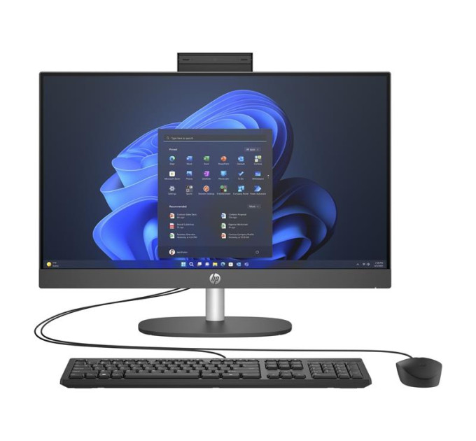 HP Комп'ютер HP 240 G10 AiO / i3-N300, 8, 512, WiFi, кл+м, Win11P (9M9M1AT)
