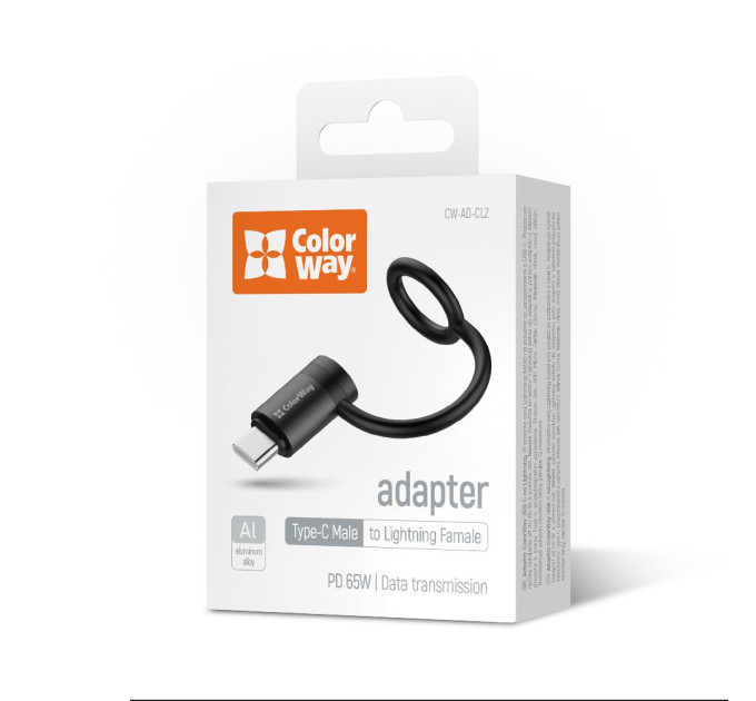 ColorWay Адаптер ColorWay USB-C - Lightning (CW-AD-CL2)