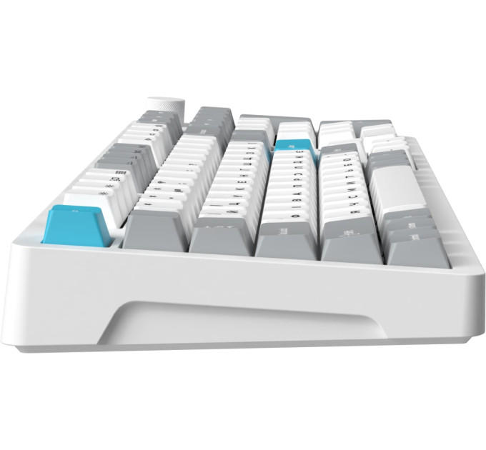 GamePro Клавіатура бездротова GamePro Asgard Drakkar Keychron Super Red Switch White (MK305WH)