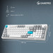 GamePro Клавіатура бездротова GamePro Asgard Drakkar Keychron Super Red Switch White (MK305WH)