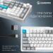 GamePro Клавіатура бездротова GamePro Asgard Drakkar Keychron Super Red Switch White (MK305WH)