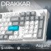 GamePro Клавіатура бездротова GamePro Asgard Drakkar Keychron Super Red Switch White (MK305WH)