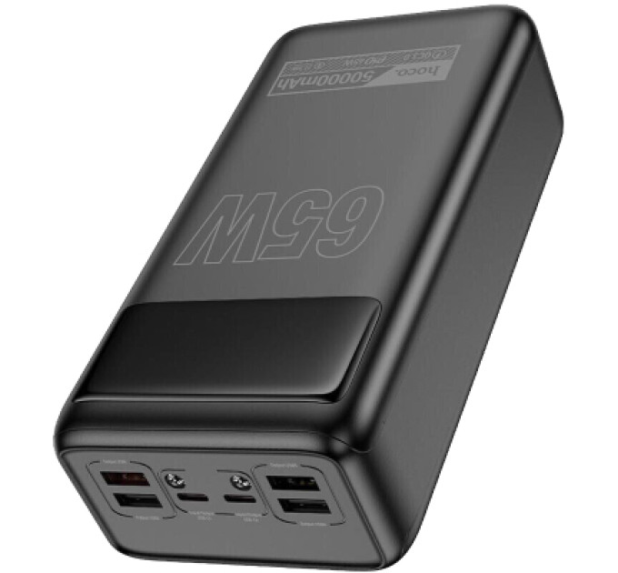 HOCO Батарея універсальна HOCO 50000mAh Apollo PD/65W QC/3.0 Black (DB81A / 714725)