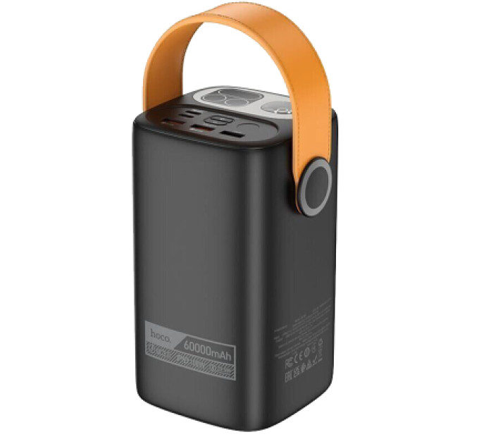 HOCO Батарея універсальна HOCO 60000mAh Astrum PD/100W, QC/3.0, LED lamp, Black (DB160 / 714724)