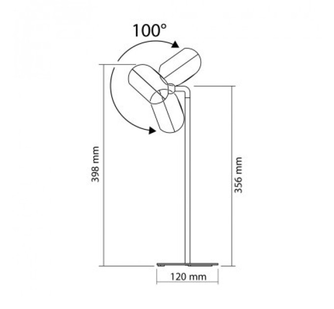 Videx Настільна лампа Videx TF18W 3W 3000-5500K (VLE-TF18W)