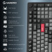 GamePro Клавіатура бездротова GamePro Asgard Drakkar Keychron Super Red Switch Black (MK305BK)