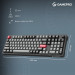 GamePro Клавіатура бездротова GamePro Asgard Drakkar Keychron Super Red Switch Black (MK305BK)
