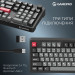 GamePro Клавіатура бездротова GamePro Asgard Drakkar Keychron Super Red Switch Black (MK305BK)