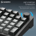 GamePro Клавіатура бездротова GamePro Asgard Drakkar Keychron Super Red Switch Black (MK305BK)