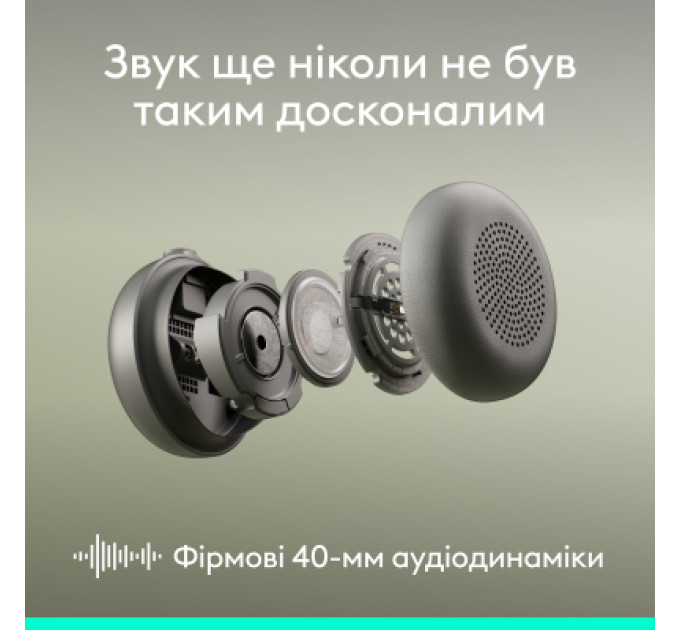 Logitech Навушники Logitech Zone Wireless 2 ES Off-White (981-001508)