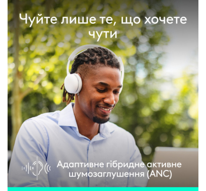 Logitech Навушники Logitech Zone Wireless 2 ES Off-White (981-001508)