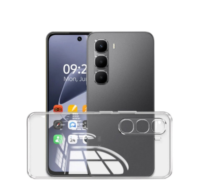 BeCover Чохол до мобільного телефона BeCover Silicone Infinix Hot 60 Pro Plus (X6886) Transparent (714672)