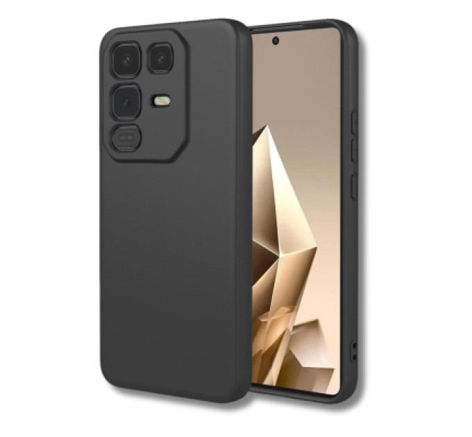 BeCover Чохол до мобільного телефона BeCover Silicone Infinix Note 50 Pro 4G (X6855) Black (714673)