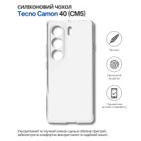 Чохол до мобільного телефона BeCover Silicone Tecno Camon 40 (CM5) Transparent (714680)