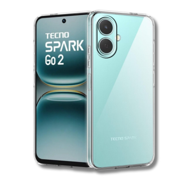 BeCover Чохол до мобільного телефона BeCover Silicone Tecno Spark Go 2 (KM4) Transparent (714682)